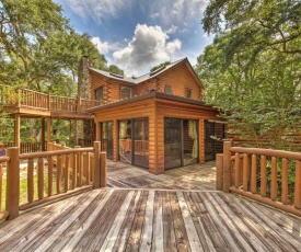 Quiet Inverness Log Cabin with Furnished Deck!