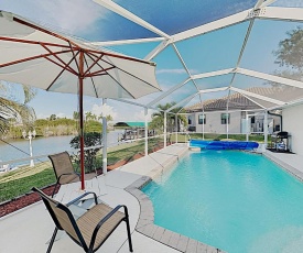 New Listing! Home on Canal: Gulf-Access Dock, Pool home