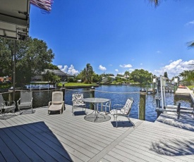 Riverfront Cape Coral Property with Boat Dock!