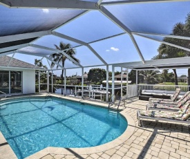 Tropical Cape Coral Villa with Boat Rental!