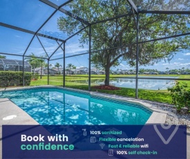 Lake View Private Pool Home at Resort Near Disney!