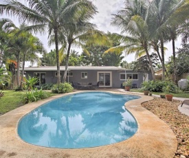 Renovated Oakland Park Home with Yard, Patio and Pool!