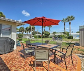 Home with Furnished Lanai - 1 Block to Ormond Beach!