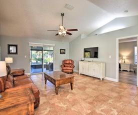 Private Palm Bay Retreat with Screened Porch!