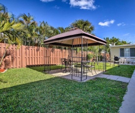 Centrally-Located Pompano Beach Escape with Gazebo!