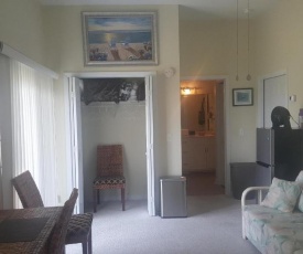 A quaint, getaway room that is both affordable & close to the Beach