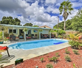 St Petersburg Home with Tropical Yard and Pool!