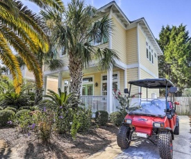 Santa Rosa Beach House with Bikes, Deck and Grill!