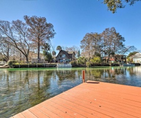 Weeki Wachee River Home on Main River by Park