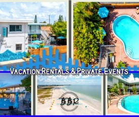 Boutique Beach Retreat, Heated Pool, Open Corridor