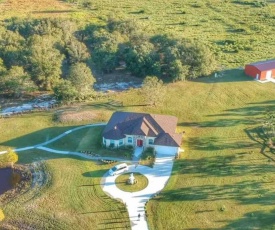 Ranch home in a 100 acre farm