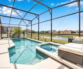 Spacious Pool Area with LAKE VIEW - 5BD/4.5BA Pool Home #5AV139