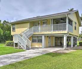 Bonita Beach Apt with A and C and BBQ, Walk to Shore!