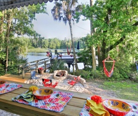 Riverside Dunnellon House with Private Dock and Kayaks!