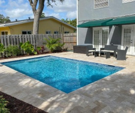 Waterfront Home with Saltwater Pool, 10 Mins to Beach