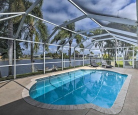 Canalfront Cape Coral Escape with Pool, Dock and Kayaks