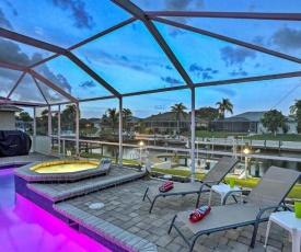 Cape Coral Canal Home with Dock and Pool - Near Gulf!