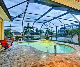 Cape Coral House with Private Dock, Pool and Tiki Bar!